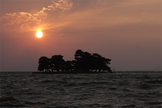 宍道湖の夕日